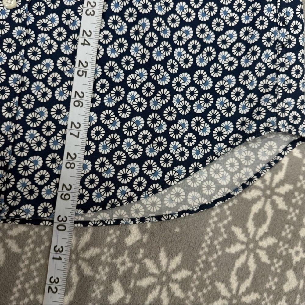 NEW‎ J. Crew Stretch Secret Wash Shirt In Floral Print Organic Cotton Size Small - Picture 10 of 11